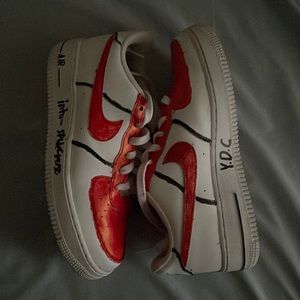 Custom into-spider-verse Air Force 1